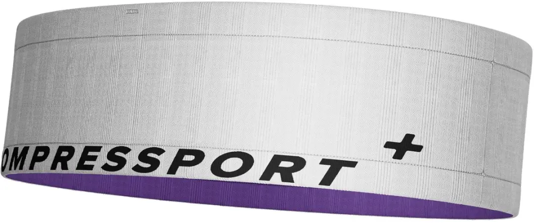 Compressport Free Belt - 1 Vak - XL/XXL - Wit/Royal Lilac