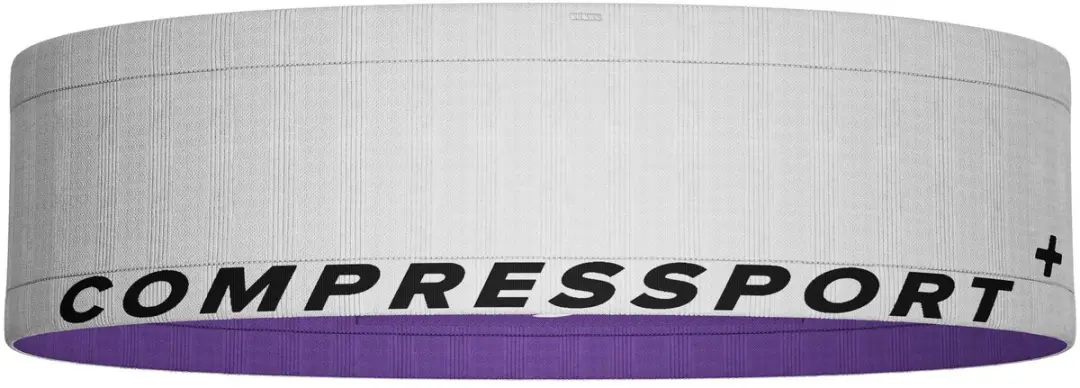 Compressport Free Belt - 1 Vak - XL/XXL - Wit/Royal Lilac
