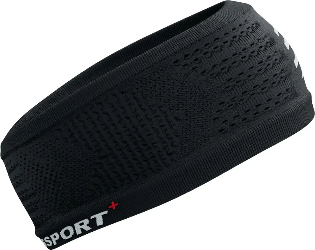 Compressport Headband On/Off - One Size - Black/White - afbeelding 6 van 6
