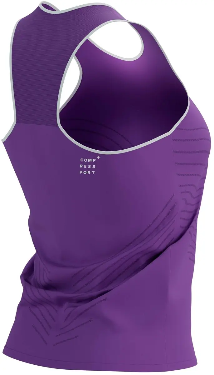 Compressport Performance Singlet W - L - Royal Lilac/Wit