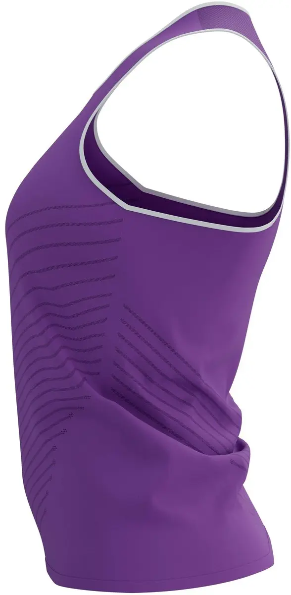 Compressport Performance Singlet W - L - Royal Lilac/Wit