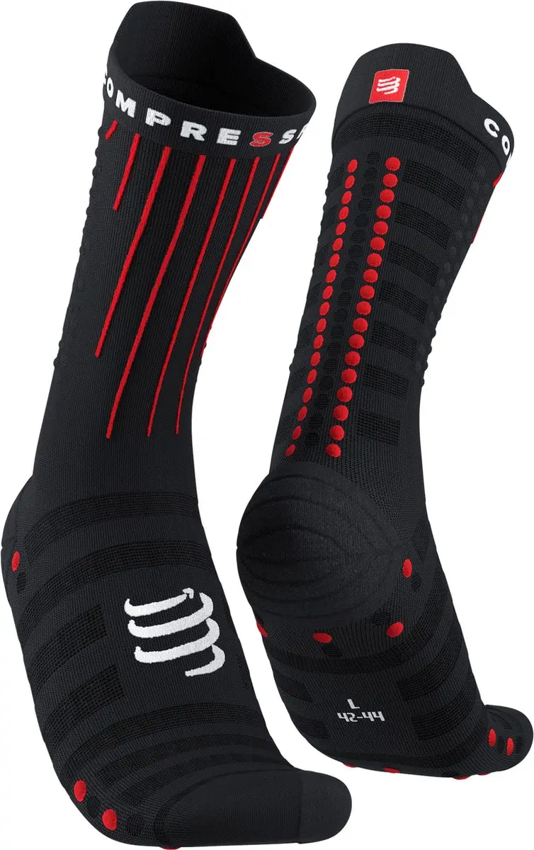 Compressport Aero Socks 35-38 - Wit/Geel/Rosa
