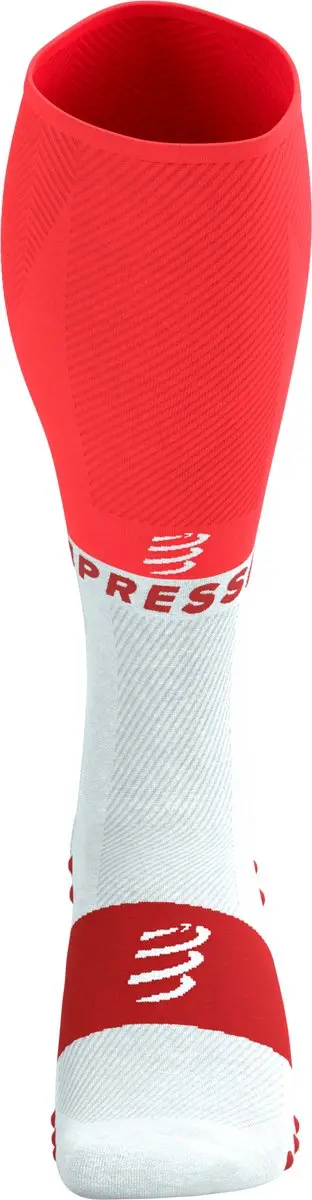Compressport Full Socks Oxygen Compressiesokken 35-38 - Fluo Red