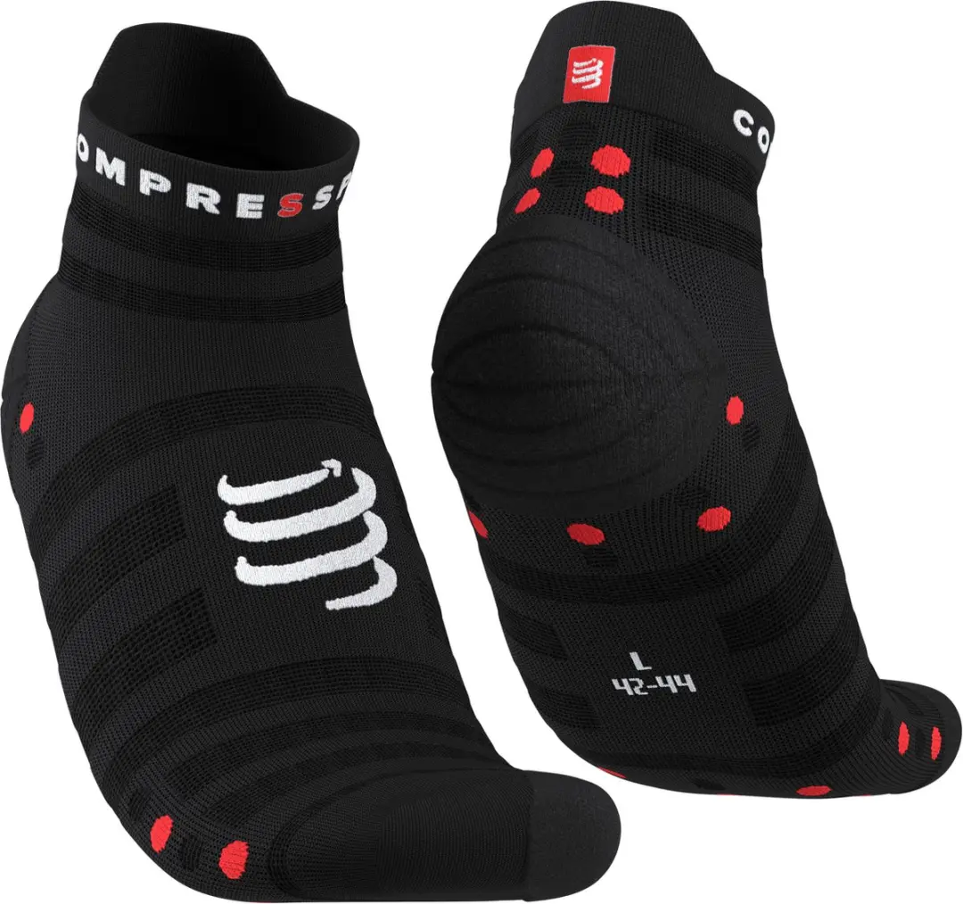 Compressport Pro Racing Socks V4.0 Ultralight Run - 45-48 - Shadow Lime/Black
