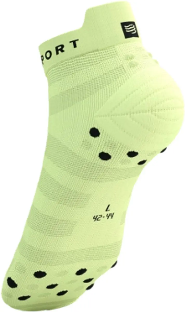 Compressport Pro Racing Socks V4.0 Ultralight Run - 45-48 - Shadow Lime/Black