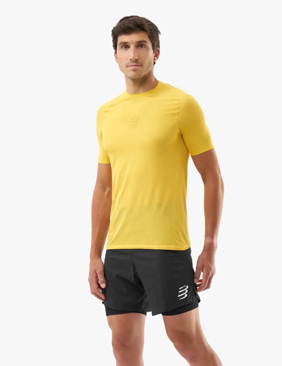 Compressport Trail Racing SS T-shirt M - Ceylon Yellow