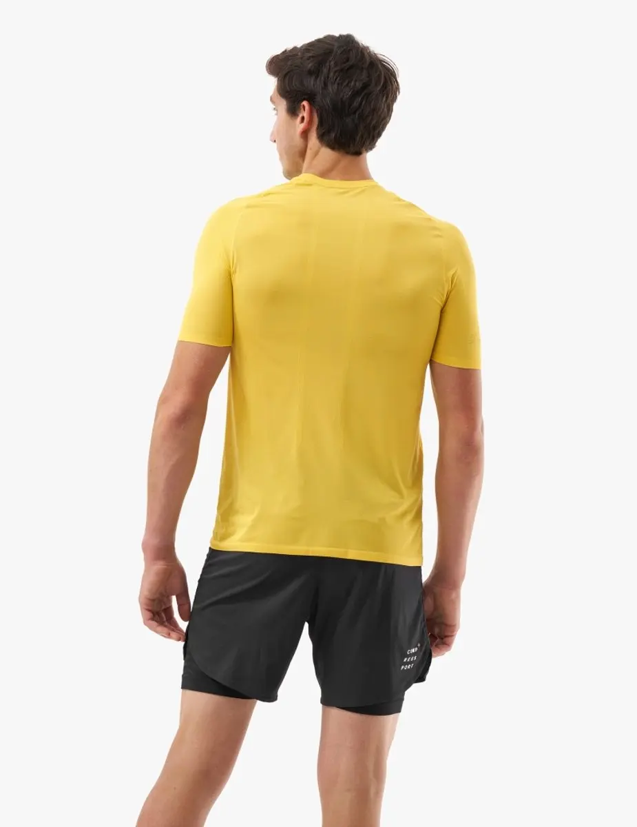 Compressport Trail Racing SS T-shirt M - Ceylon Yellow - afbeelding 6 van 6