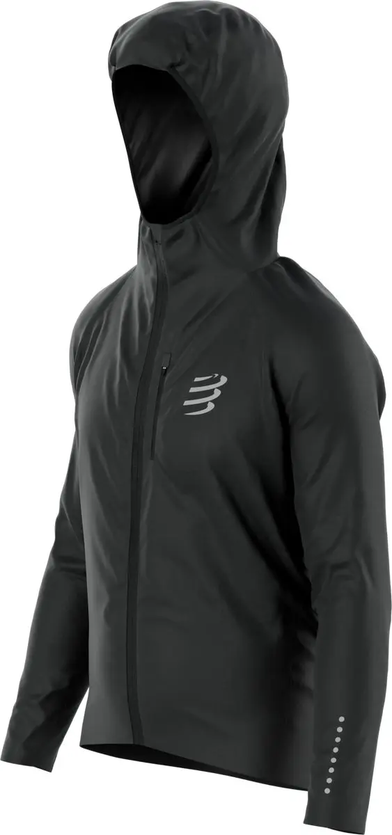 Compressport Thunderstorm Waterproof Jacket - S - Zwart