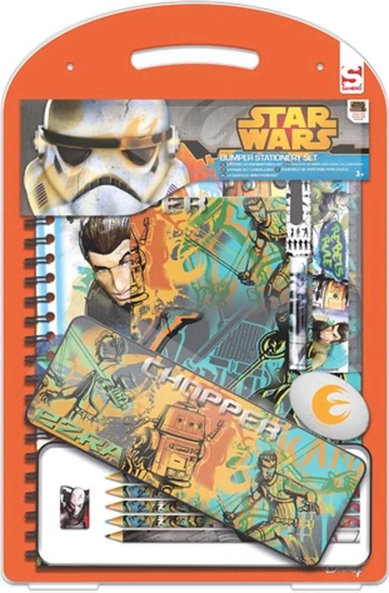 Star Wars Rebels Schrijfset - Kleurenmix - 7-delig