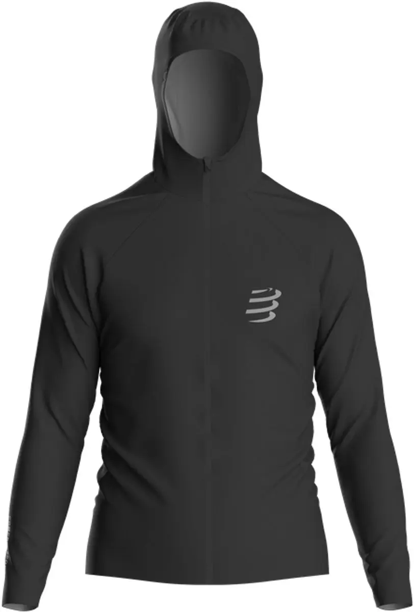 Compressport Hurricane Waterproof Jacket M - Zwart