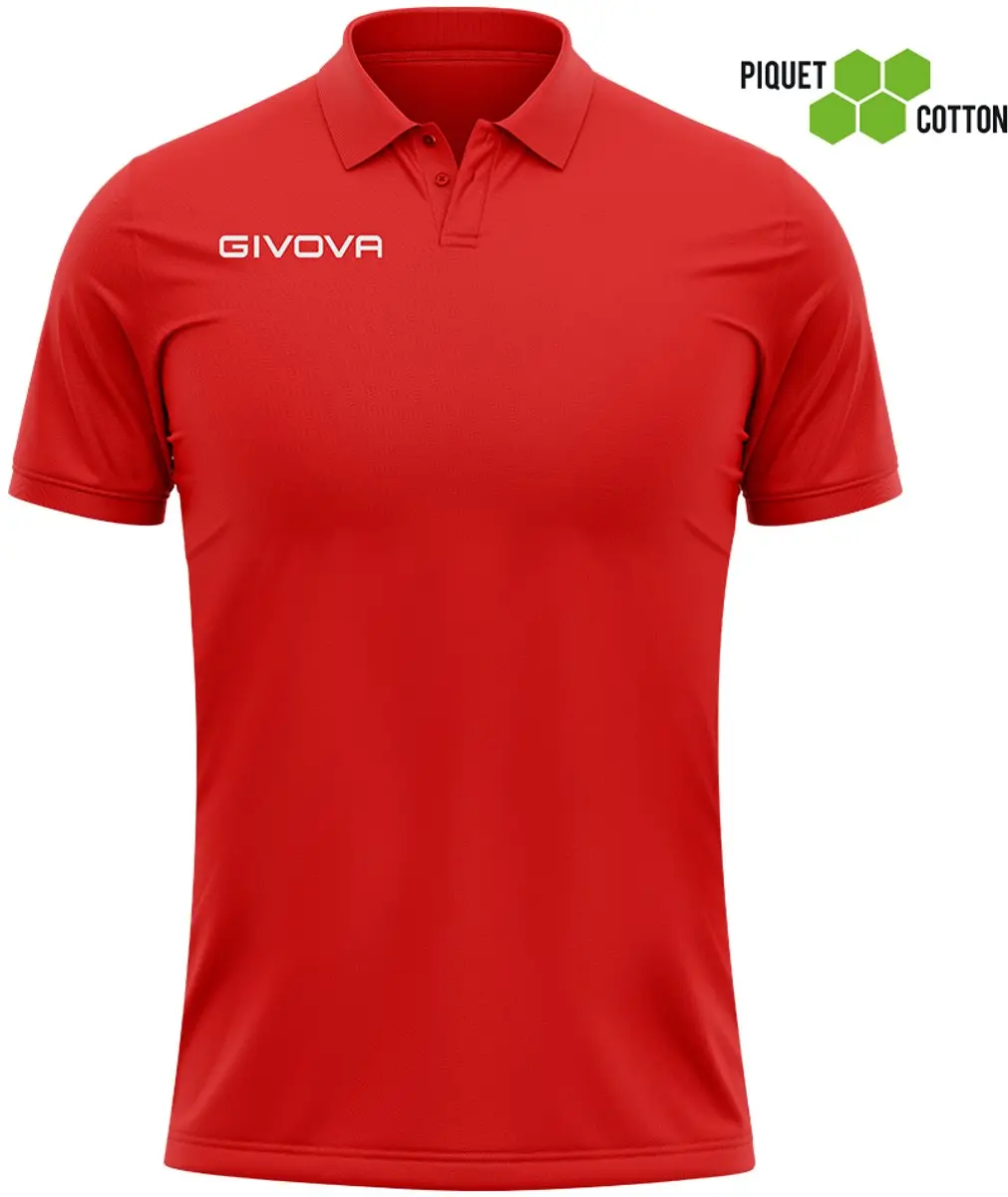 Poloshirt Givova Polo Cotone Piquet Zomer Oranje 2xl