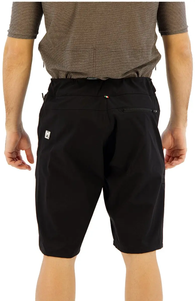 Santini Fulcro Korte Broek - S - Zwart