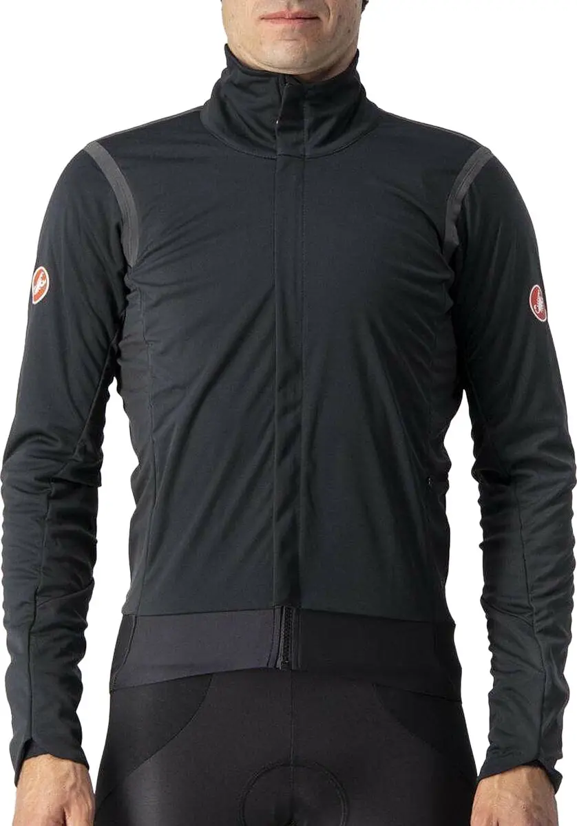 Castelli Fietsjack Lange mouwen Rain or Shine Heren Zwart