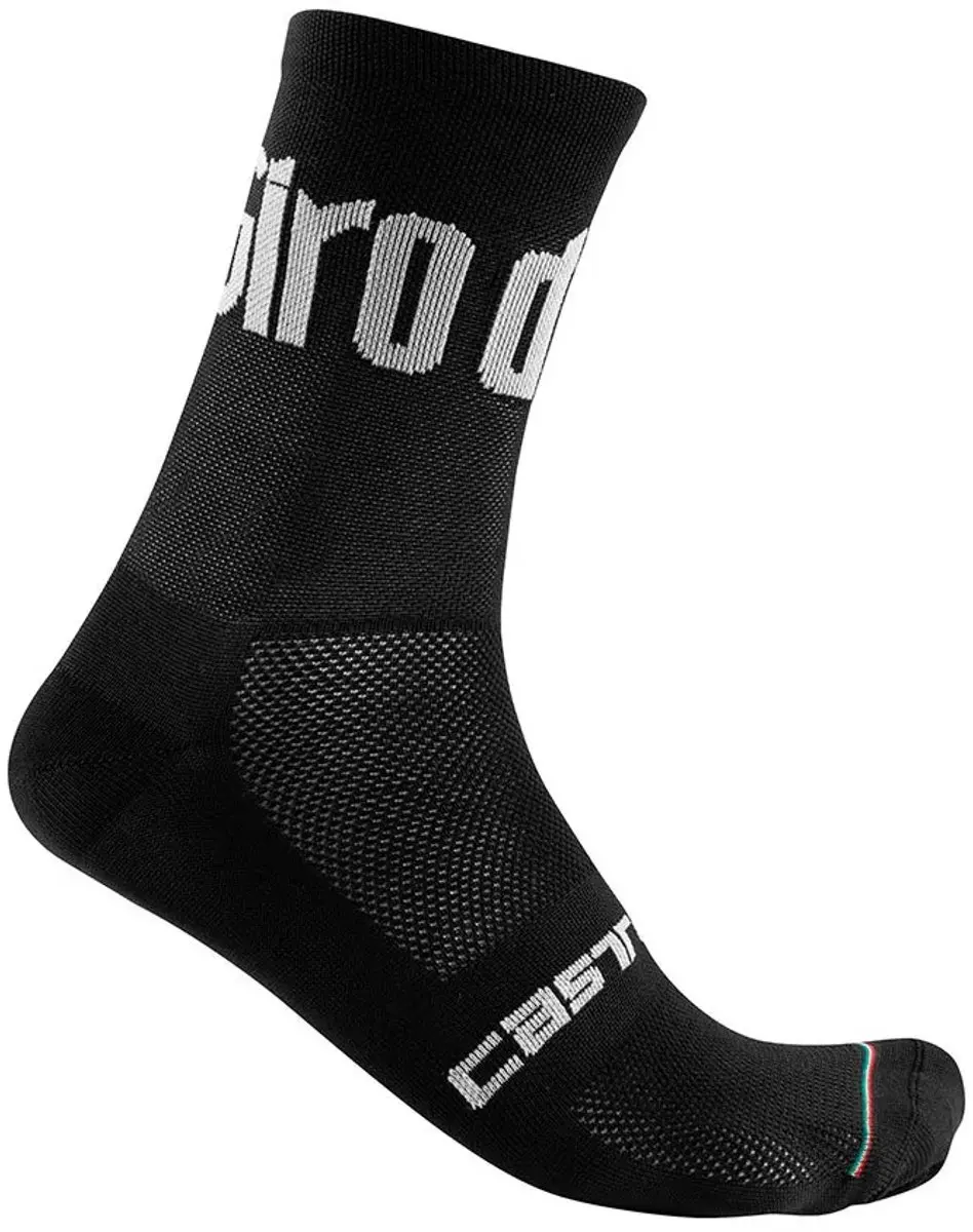 Castelli Giro d'Italia Fietssokken zomer Heren Zwart