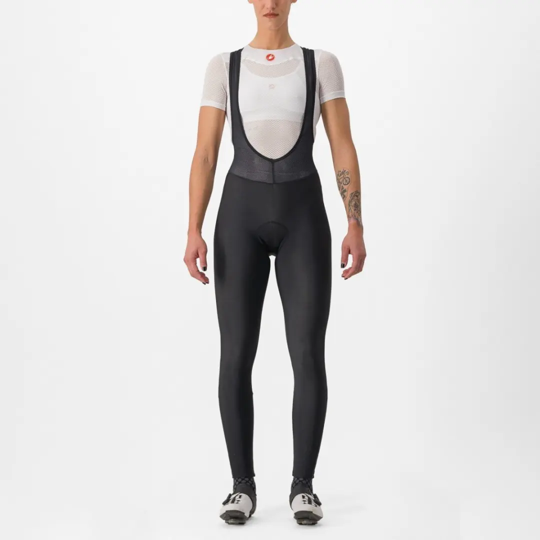 Castelli Entrata Lange Broek Zonder Bretels Zwart XL Vrouw