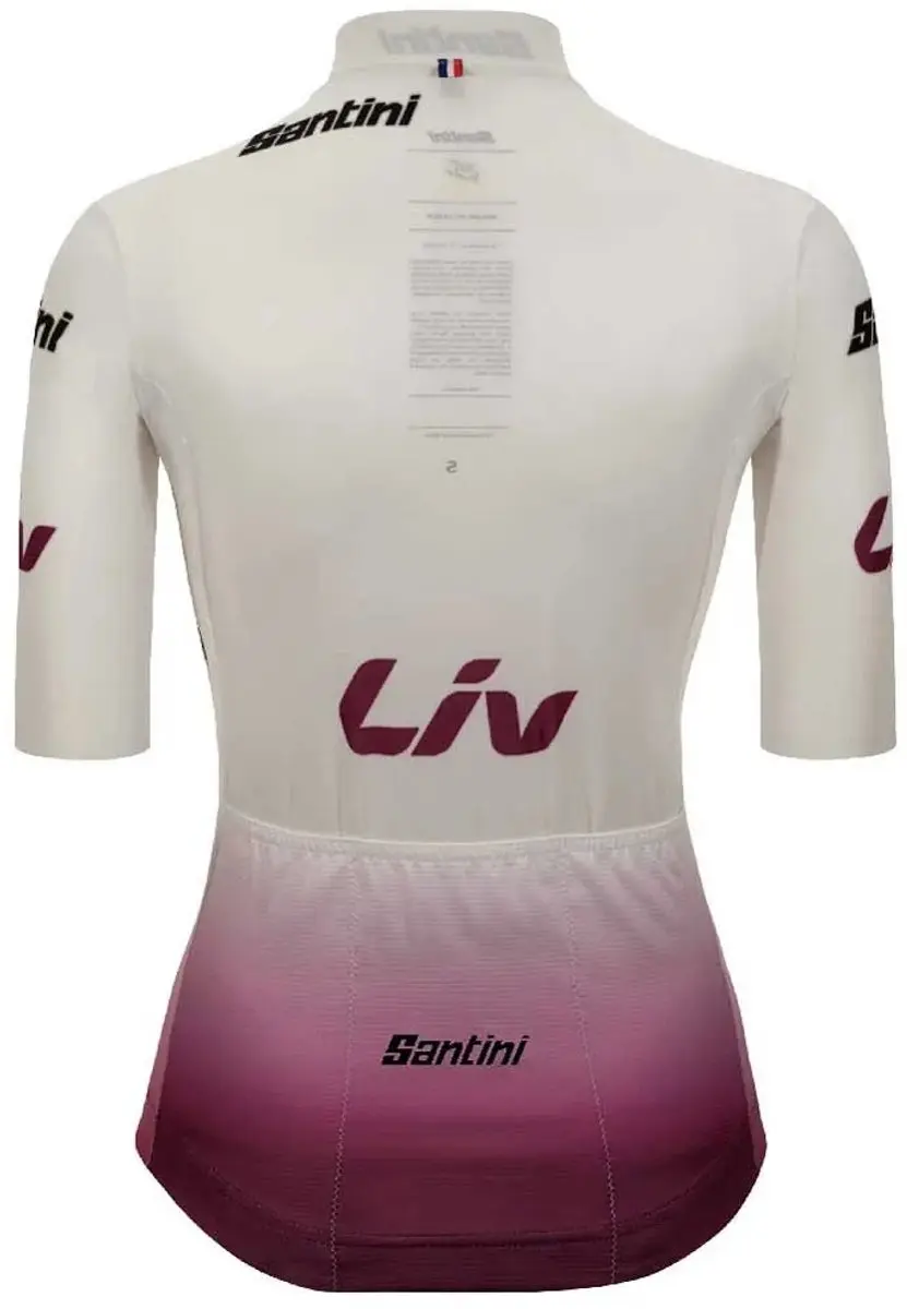 Santini Tour De France Avec Zwift 2025 Wielertrui Wit M