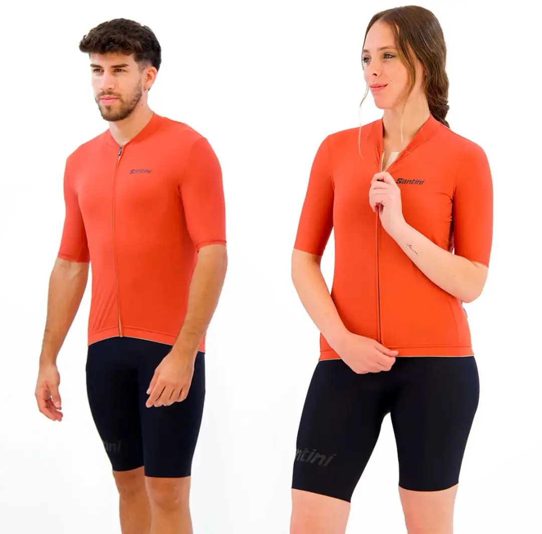 Santini Sensation Korte Mouw Wielertrui
