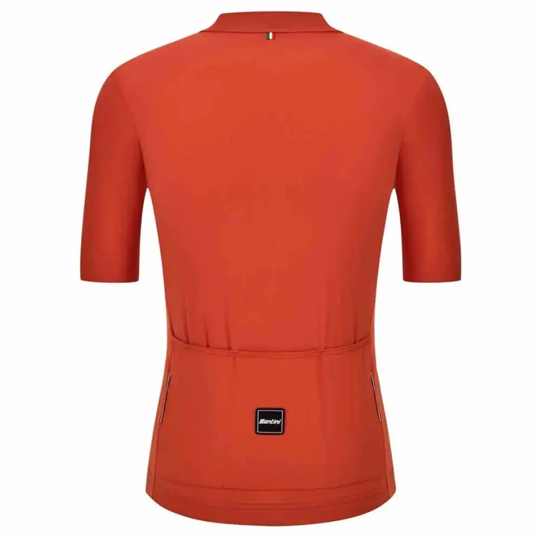Santini Sensation Korte Mouw Wielertrui - XXL - Oranje