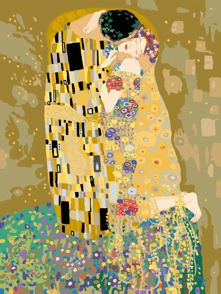 Ravensburger The Kiss (Klimt) Schilderen op nummer - Meerkleurig