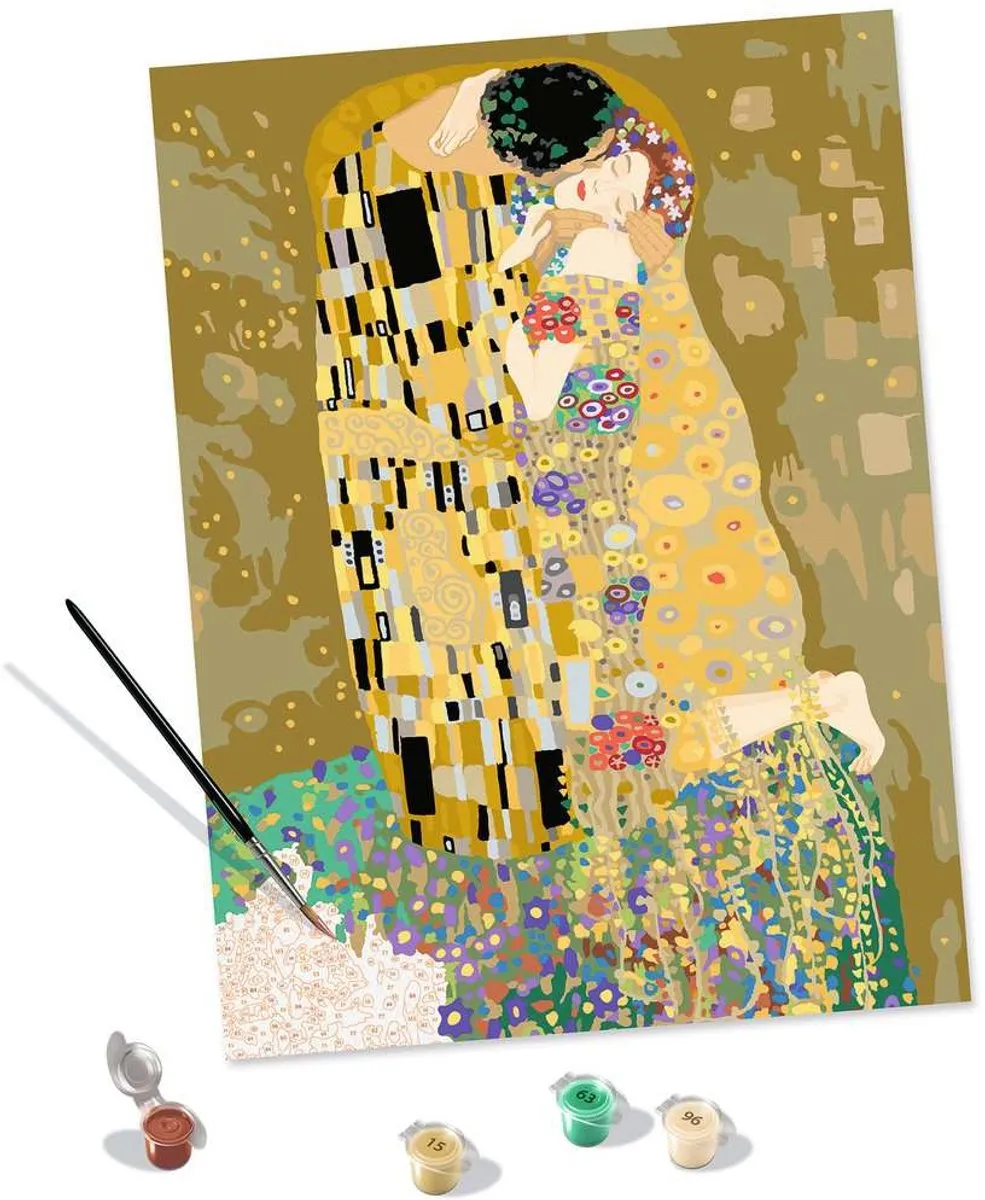 Ravensburger The Kiss (Klimt) Schilderen op nummer - Meerkleurig