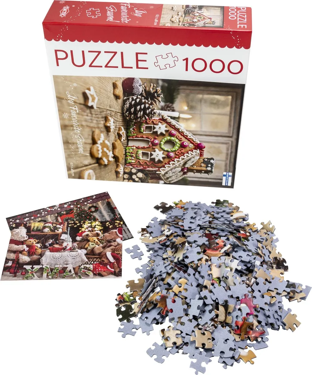 Tactic Gingerbread House Puzzel 1000 Stuks - MPN 59607