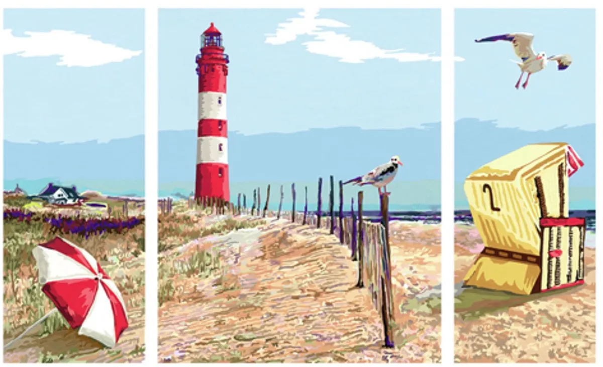 Ravensburger Beside the Seaside Puzzle - Multicolor