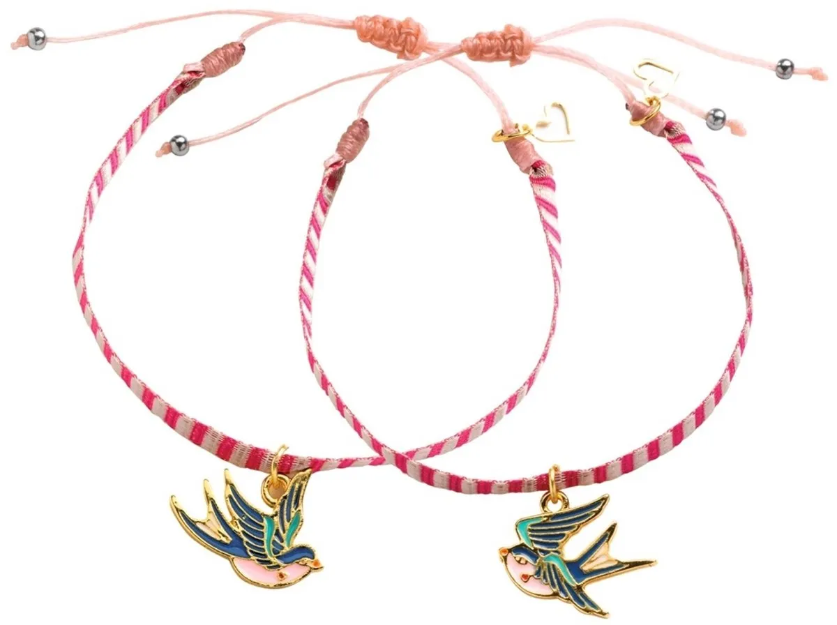 Djeco Bird Ribbons Sieradenset - Armbanden - Multicolor