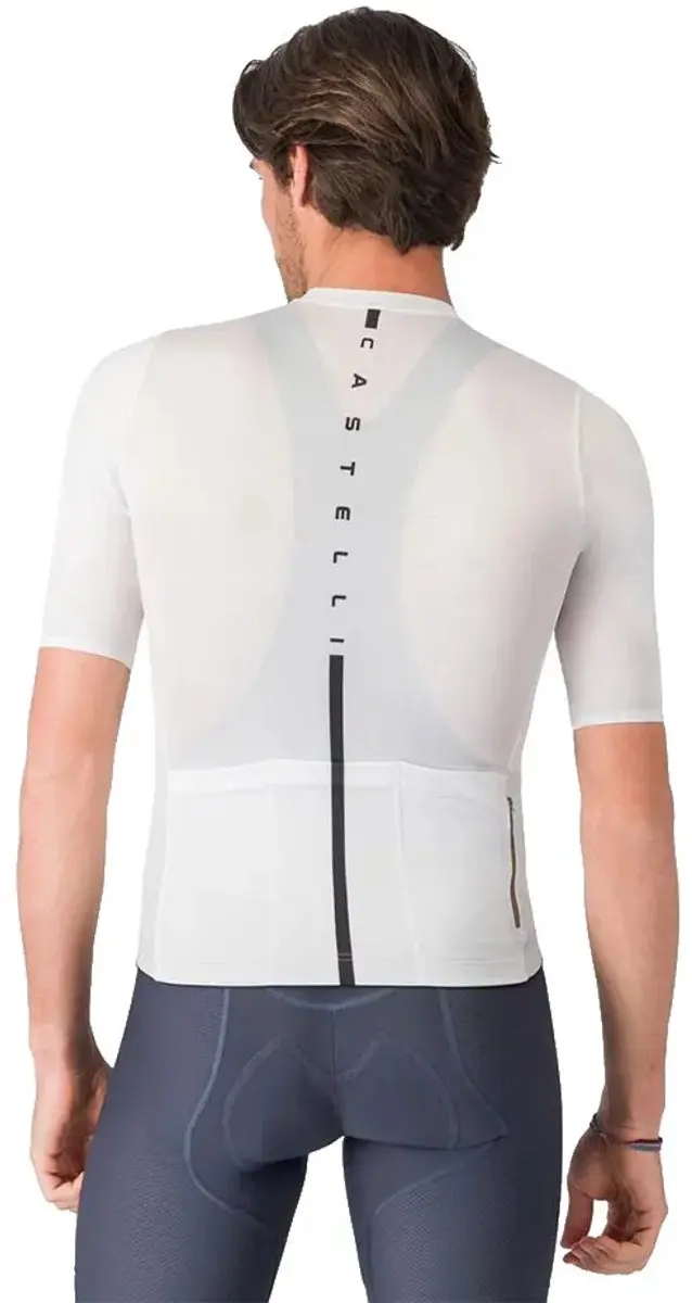 Castelli Drittone Logo Wielertrui - Wit XL