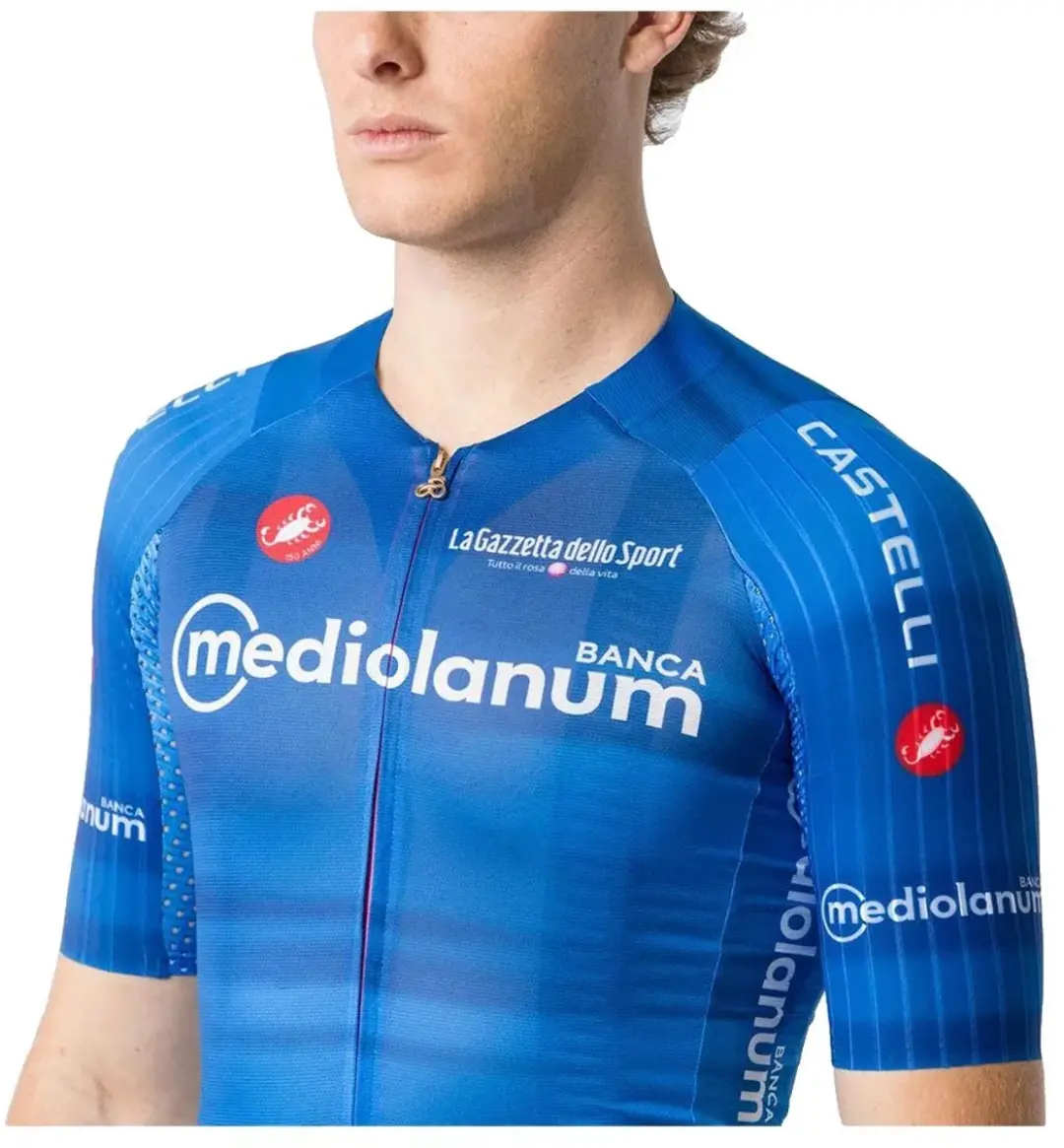 Castelli Giro 109 Race 8s Wielertrui - S - Blauw