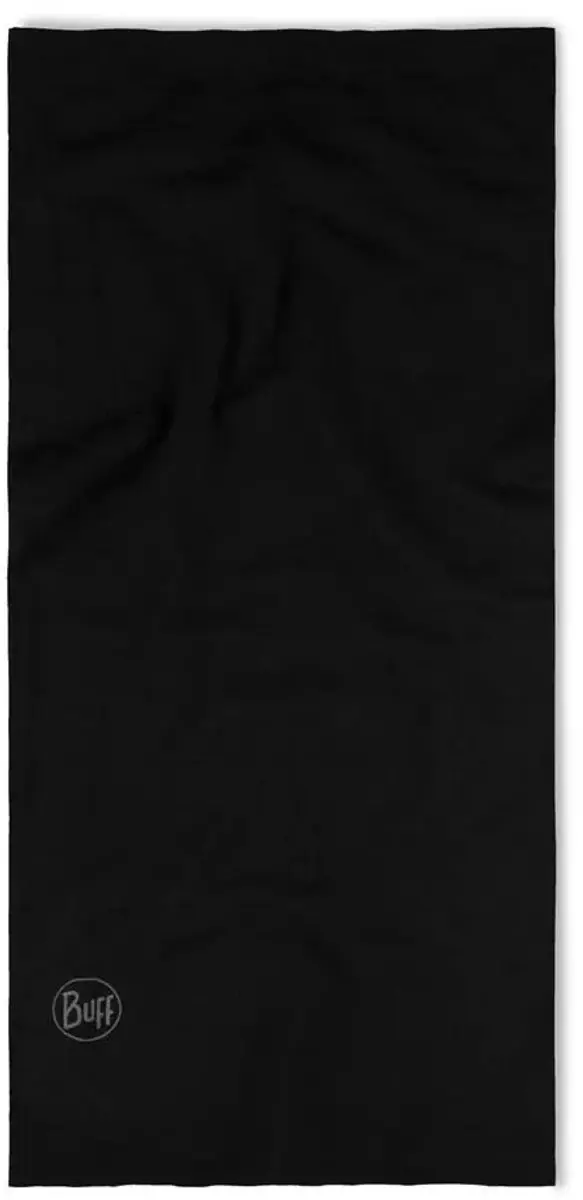 Buff Merino Midweight Nekwarmer - Zwart