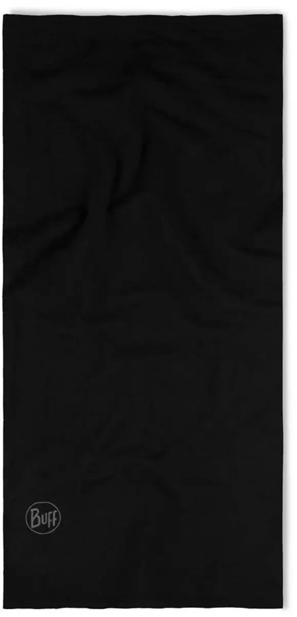 Buff Merino Midweight Nekwarmer - Zwart