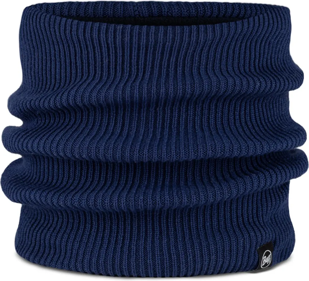 Buff Knitted & Fleece Nekwarmer RENVI MIDNIGHT - Blauw