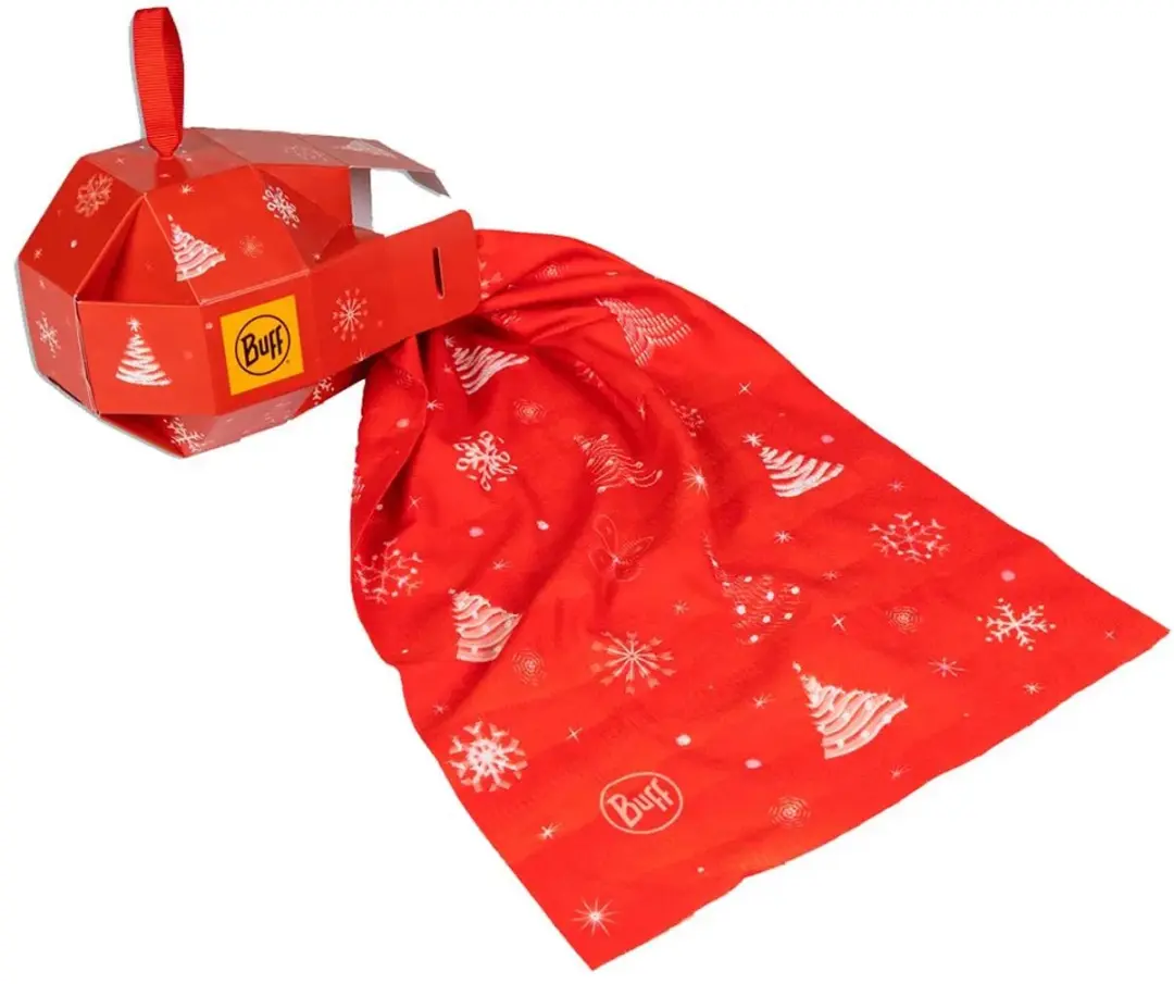Buff Original EcoStretch Chalim Holidays Nekwarmer - Rood - afbeelding 4 van 6