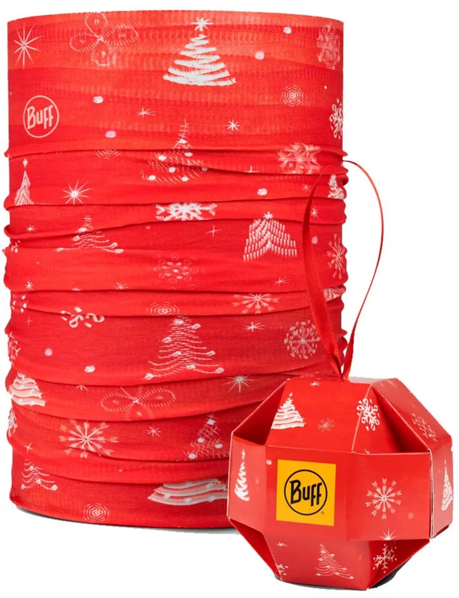 Buff Original EcoStretch Chalim Holidays Nekwarmer - Rood - afbeelding 2 van 6