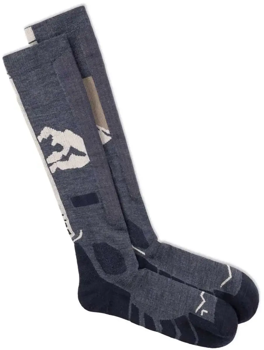 Buff Merino Lange Sokken - Blauw - EU 42-44 - afbeelding 2 van 6