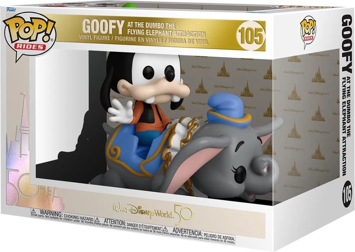 Funko Pop! Disney World 50th Anniversary Goofy Dumbo Attractie - Multicolours