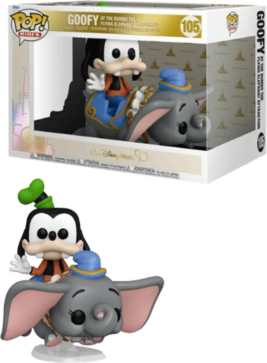 Funko Pop! Disney World 50th Anniversary Goofy Dumbo Attractie - Multicolours