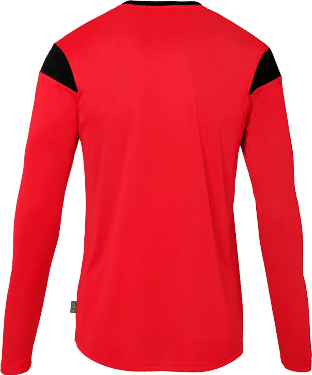 Uhlsport Squad 27 Voetbalshirt Lange Mouw 164 - Rood/Zwart