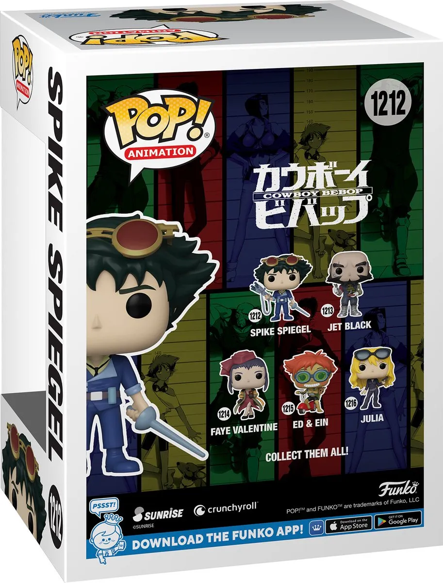 Funko Pop! Animation Cowboy Bebop Spike 58024 - Veelkleurig