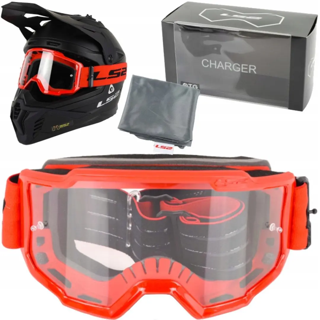 LS2 Charger Cross Enduro-motorbril