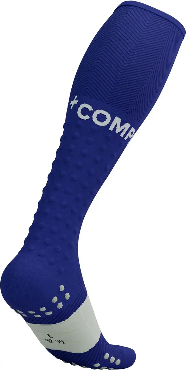 Compressport Full Socks Run Compressiesokken 39-41 - Dazz Blue/Sugar