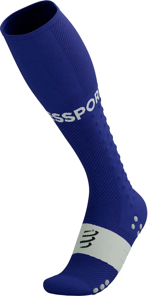 Compressport Full Socks Run Compressiesokken 39-41 - Dazz Blue/Sugar - afbeelding 6 van 6