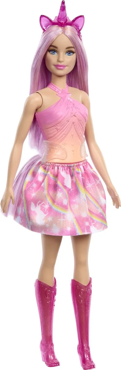 Barbie A Touch of Magic Roze Eenhoornpop HRR13