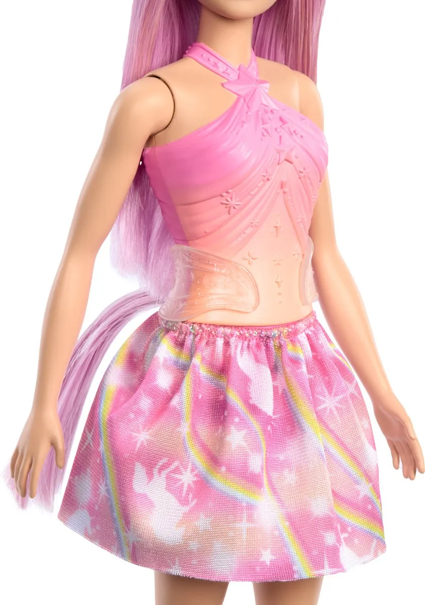 Barbie A Touch of Magic Roze Eenhoornpop HRR13 - afbeelding 6 van 6