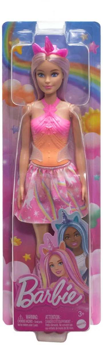 Barbie A Touch of Magic Roze Eenhoornpop HRR13