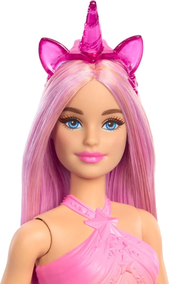 Barbie A Touch of Magic Roze Eenhoornpop HRR13