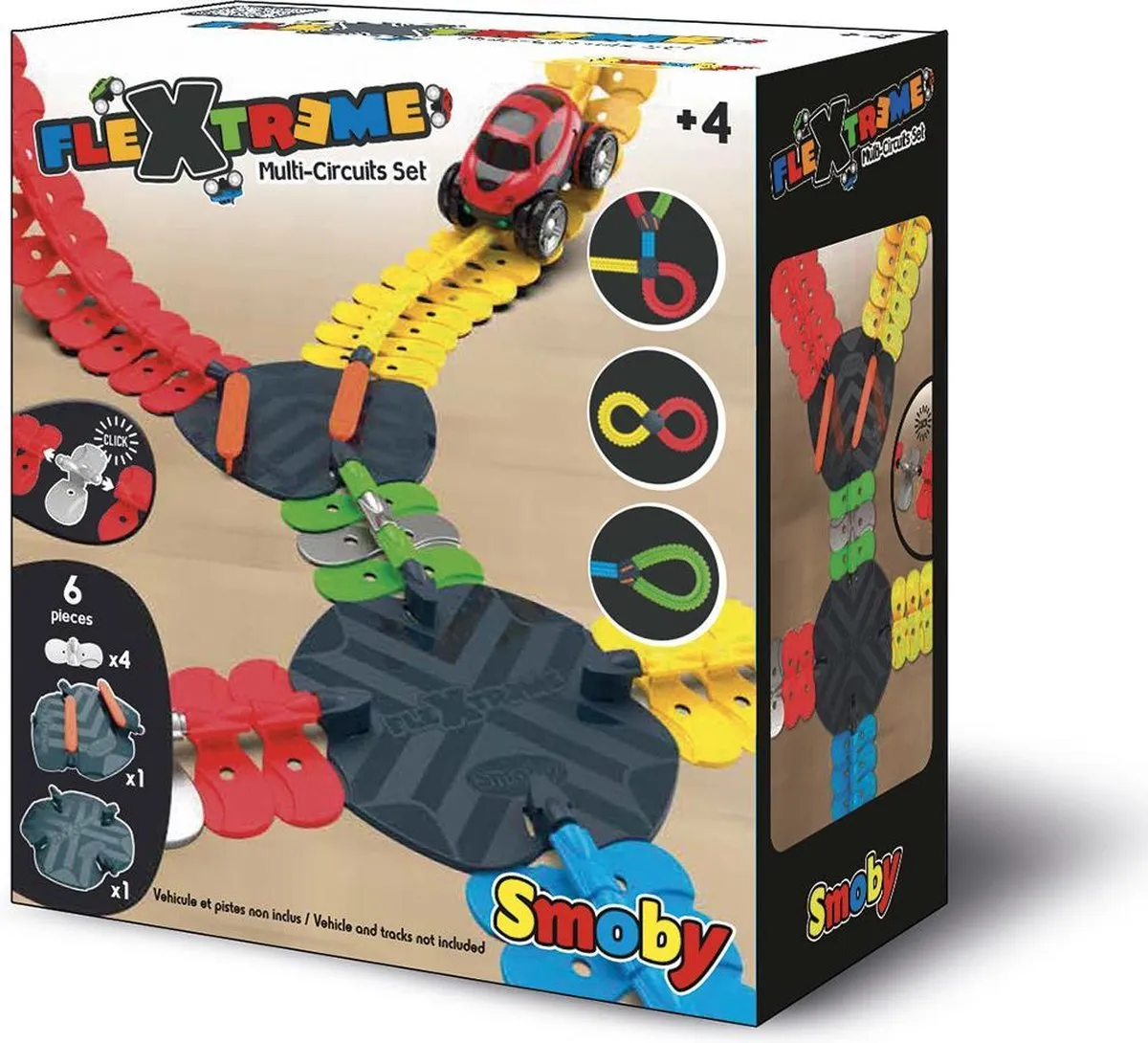Smoby FleXtreme Wissel 7600180911 Racebaanonderdeel - 72 Stuks