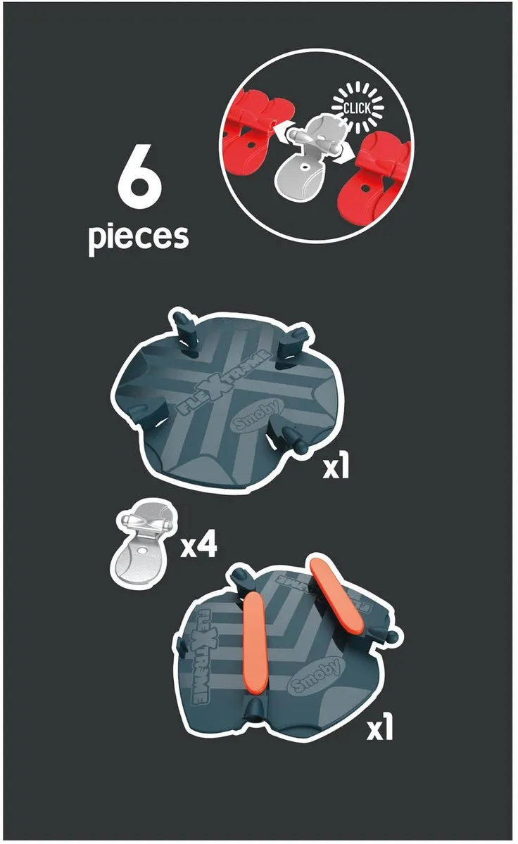Smoby FleXtreme Wissel 7600180911 Racebaanonderdeel - 72 Stuks - afbeelding 6 van 6