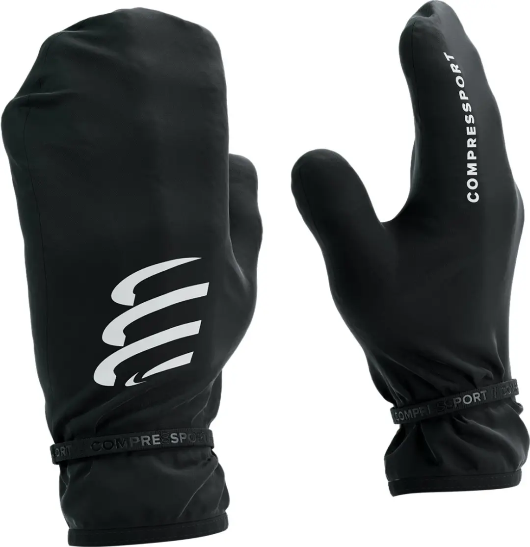 Compressport Hurricane Waterproof Mittens - Zwart