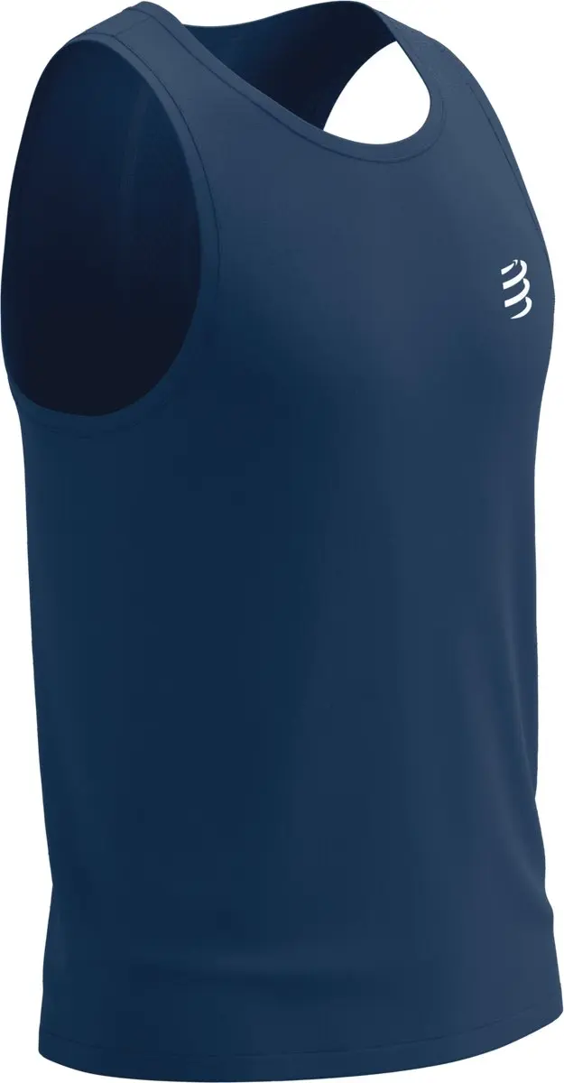 Compressport Performance Singlet M - Fluo Rood/Wit - afbeelding 6 van 6